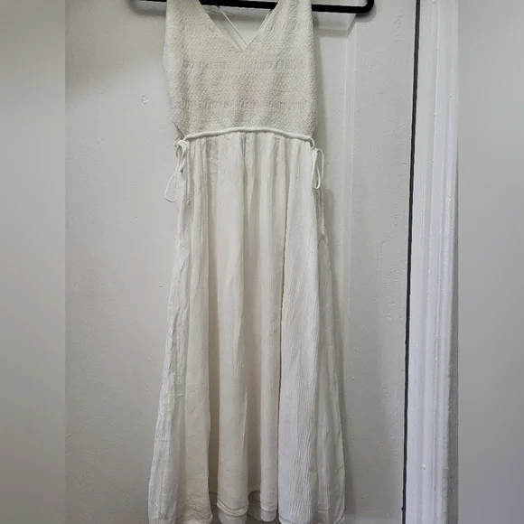 Zara White Cut Out Dress - Picture 5 of 8